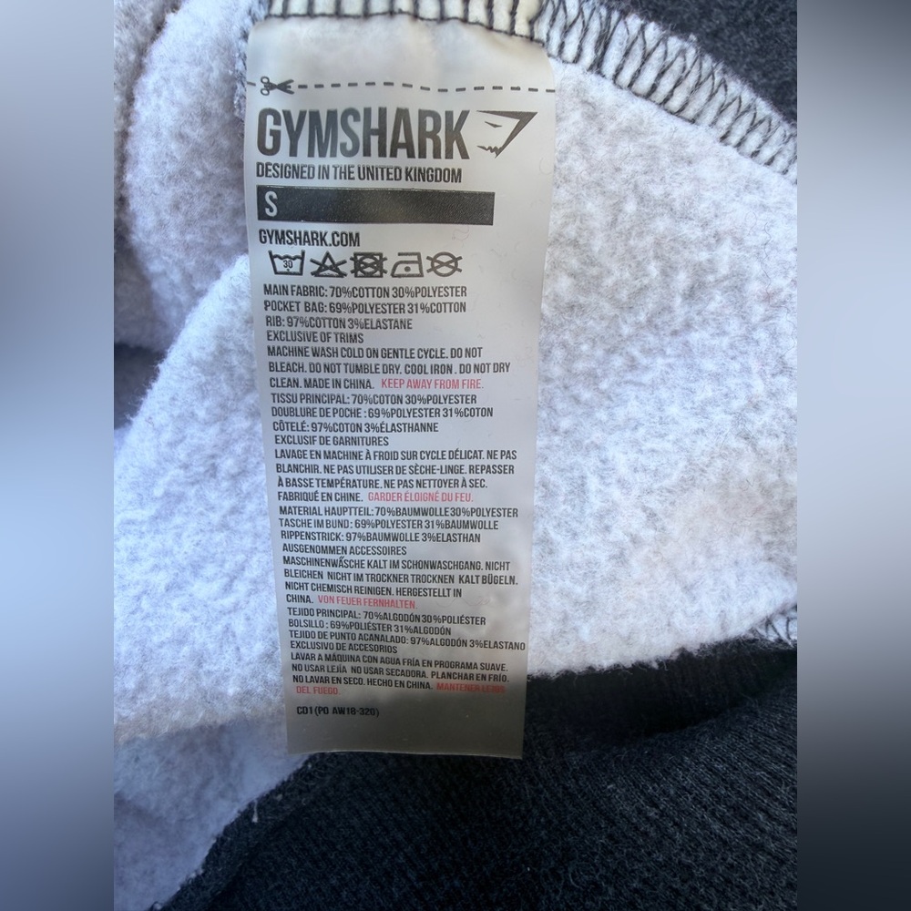 Gymshark So Soft Pullover Funnel Neck Tunic Length Sweatshirt Sz Small - Picture 2 of 16